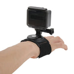 PULUZ Correias para Mão, Pulso, Braço e Perna 3 em 1 com Montagem Rotativa de 360 Graus para GoPro, Insta360, DJI e Outras Câmaras de Ação, Correia para Braço e Perna
