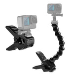 Suporte de Fixação Flexível PULUZ para Câmaras de Ação GoPro, Insta360, DJI e Outras, Suporte Jaws