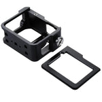 Gaiola Protetora em Liga de Alumínio CNC PULUZ com Estrutura de Segurança e Lente UV 52mm para GoPro HERO(2018) /7 Black /6 /5, Para Estrutura Pull HERO6 /5, Para Estrutura Pull HERO5