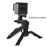 Suporte de Tripé Dobrável PULUZ com Adaptador e Parafusos para GoPro, Insta360, DJI e Outras Câmaras de Ação, Carga Máx: 2kg