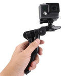 Suporte de Tripé Dobrável PULUZ com Adaptador e Parafusos para GoPro, Insta360, DJI e Outras Câmaras de Ação, Carga Máx: 2kg