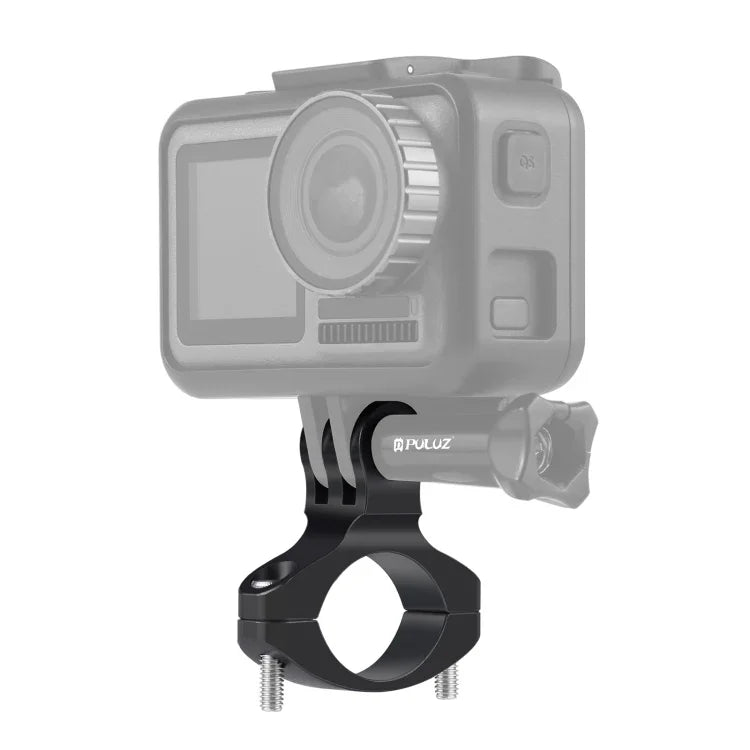 Adaptador de Guiador de Bicicleta PULUZ em Alumínio para GoPro, Insta360, DJI e Outras Câmaras de Ação, Suporte em Alumínio