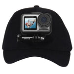 Boné de Basebol PULUZ com Suporte de Fivela em J e Parafuso para GoPro, DJI OSMO Action e Outras Câmaras de Ação, Boné de Basebol Preto, Boné de Basebol Vermelho, Boné de Basebol Azul Escuro