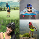 Boné de Basebol PULUZ com Suporte de Fivela em J e Parafuso para GoPro, DJI OSMO Action e Outras Câmaras de Ação, Boné de Basebol Preto, Boné de Basebol Vermelho, Boné de Basebol Azul Escuro