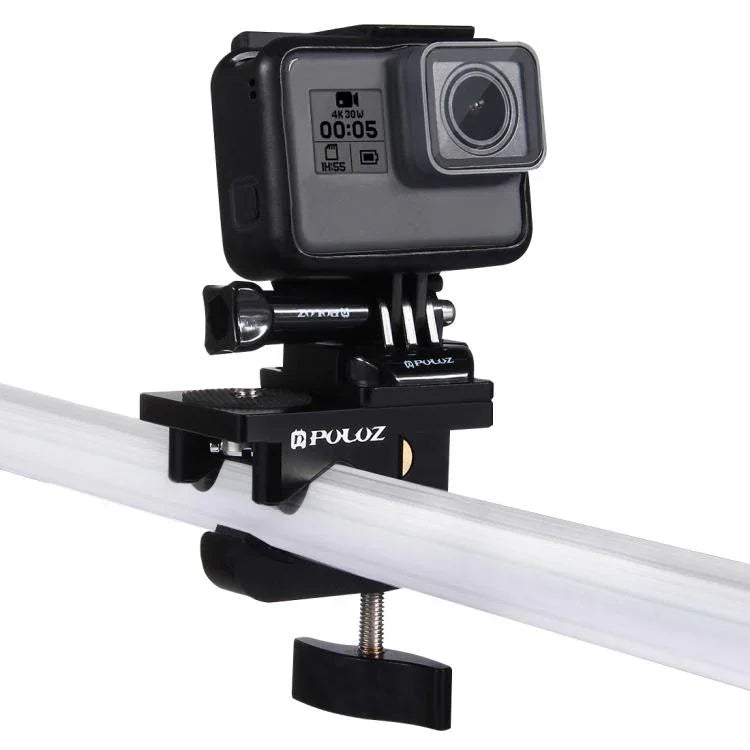 Suporte Universal em Liga de Alumínio PULUZ para Fixação de GoPro, Insta360, DJI e Outras Câmaras de Ação, Suporte de Fixação