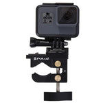 Suporte Universal em Liga de Alumínio PULUZ para Fixação de GoPro, Insta360, DJI e Outras Câmaras de Ação, Suporte de Fixação