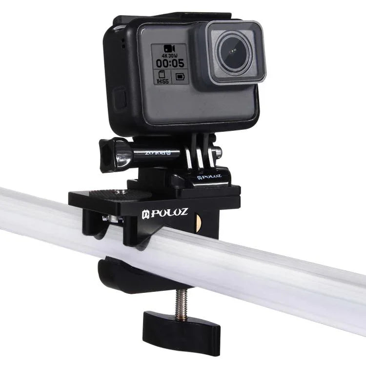 Suporte Universal em Liga de Alumínio PULUZ para Fixação de GoPro, Insta360, DJI e Outras Câmaras de Ação, Suporte de Fixação