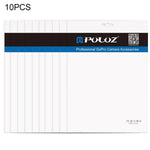 10 PCS PULUZ 33cm x 23,5cm Saco de Embalagem com Fecho Zip, Frente Transparente, Pérola Branca, com Orifício para Pendurar (Tamanho: XL), Tamanho: XL