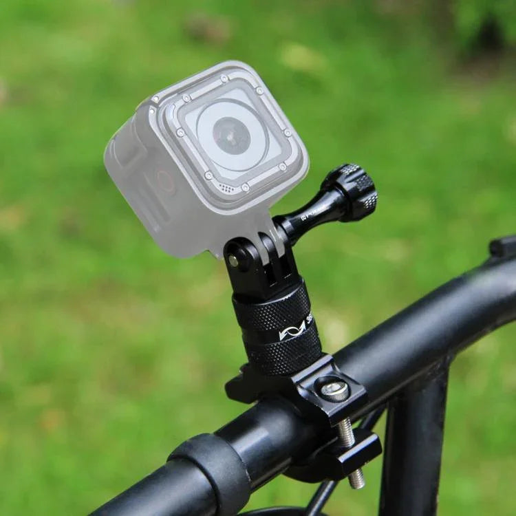 Suporte Adaptador de Alumínio para Guiador de Bicicleta com Rotação de 360 Graus e Parafuso para GoPro, Insta360, DJI e Outras Câmaras de Ação, Stock na China (Vermelho), Stock na China (Azul), Suporte Adaptador para Guiador 1