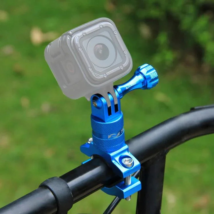 Suporte Adaptador de Alumínio para Guiador de Bicicleta com Rotação de 360 Graus e Parafuso para GoPro, Insta360, DJI e Outras Câmaras de Ação, Stock na China (Vermelho), Stock na China (Azul), Suporte Adaptador para Guiador 1