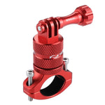 Suporte Adaptador de Alumínio para Guiador de Bicicleta com Rotação de 360 Graus e Parafuso para GoPro, Insta360, DJI e Outras Câmaras de Ação, Stock na China (Vermelho), Stock na China (Azul), Suporte Adaptador para Guiador 1