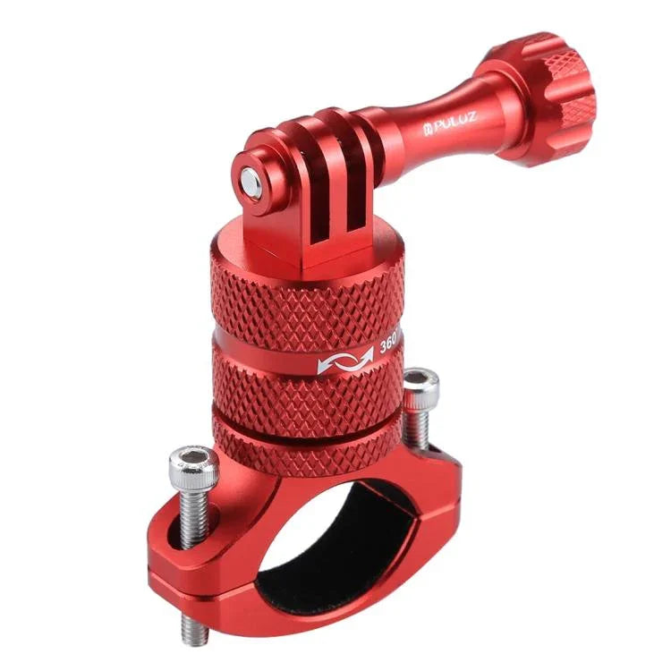 Suporte Adaptador de Alumínio para Guiador de Bicicleta com Rotação de 360 Graus e Parafuso para GoPro, Insta360, DJI e Outras Câmaras de Ação, Stock na China (Vermelho), Stock na China (Azul), Suporte Adaptador para Guiador 1