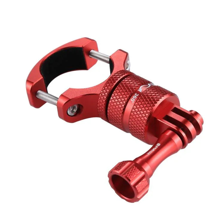 Suporte Adaptador de Alumínio para Guiador de Bicicleta com Rotação de 360 Graus e Parafuso para GoPro, Insta360, DJI e Outras Câmaras de Ação, Stock na China (Vermelho), Stock na China (Azul), Suporte Adaptador para Guiador 1