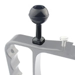 Suporte Adaptador de Bola de Alumínio com Parafuso 1/4 polegadas PULUZ para GoPro, Insta360, DJI e Outras Câmaras de Ação, Diâmetro: 2,5 cm, Parafuso 1/4 polegadas (Preto), Parafuso 1/4 polegadas (Azul)