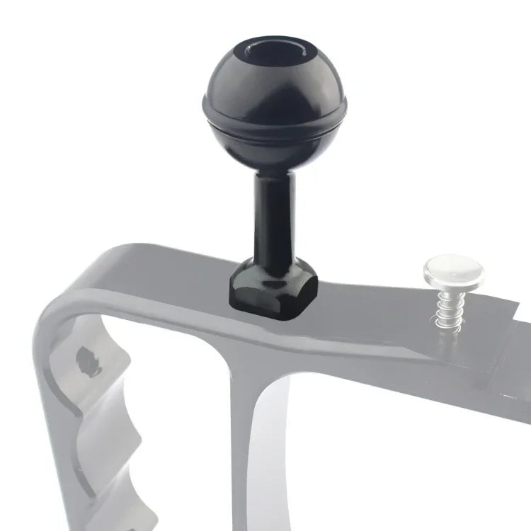 Suporte Adaptador de Bola de Alumínio com Parafuso 1/4 polegadas PULUZ para GoPro, Insta360, DJI e Outras Câmaras de Ação, Diâmetro: 2,5 cm, Parafuso 1/4 polegadas (Preto), Parafuso 1/4 polegadas (Azul)