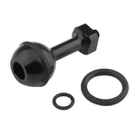 Suporte Adaptador de Bola de Alumínio com Parafuso 1/4 polegadas PULUZ para GoPro, Insta360, DJI e Outras Câmaras de Ação, Diâmetro: 2,5 cm, Parafuso 1/4 polegadas (Preto), Parafuso 1/4 polegadas (Azul)