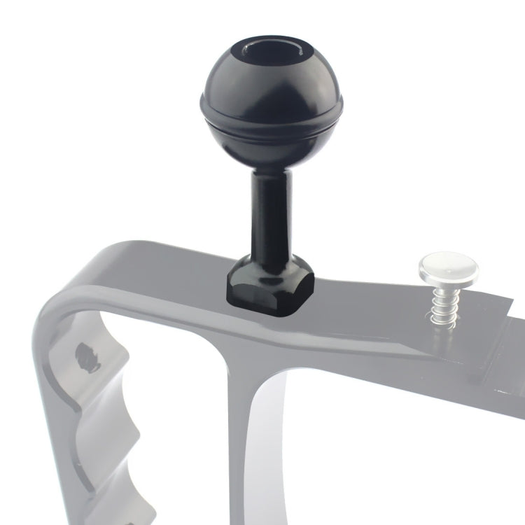 Suporte Adaptador de Bola de Alumínio com Parafuso 1/4 polegadas PULUZ para GoPro, Insta360, DJI e Outras Câmaras de Ação, Diâmetro: 2,5 cm, Parafuso 1/4 polegadas (Preto), Parafuso 1/4 polegadas (Azul)