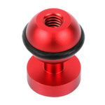 Adaptador de Montagem com Cabeça de Esfera em Alumínio CNC PULUZ para GoPro, Insta360, DJI e Outras Câmaras de Ação, Diâmetro: 2.5cm, Alumínio CNC (Preto)