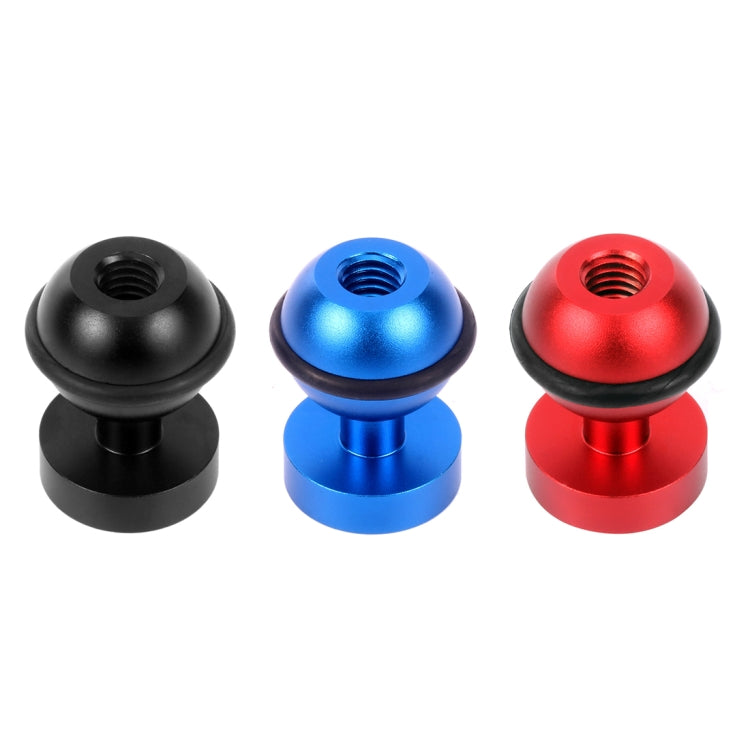 Adaptador de Montagem com Cabeça de Esfera em Alumínio CNC PULUZ para GoPro, Insta360, DJI e Outras Câmaras de Ação, Diâmetro: 2.5cm, Alumínio CNC (Preto)