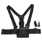 Cinta de Montagem Ajustável para Corpo PULUZ com Suporte em J e Parafuso Longo para GoPro, Insta360, DJI e Outras Câmaras de Ação, Cinta Peitoral