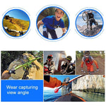Cinta de Montagem Ajustável para Corpo PULUZ com Suporte em J e Parafuso Longo para GoPro, Insta360, DJI e Outras Câmaras de Ação, Cinta Peitoral