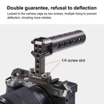Punho Superior para Estabilizador de Vídeo de Mão PULUZ com 3 Montagens Cold Shoe para Gaiola de Câmara, Para Punho Superior de Gaiola de Câmara