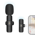 Microfone Lavalier Sem Fios com Redução de Ruído e Reverberação para Dispositivo de 8 Pinos, Suporta Carregamento de Telefone, Microfone Sem Fios de 8 Pinos