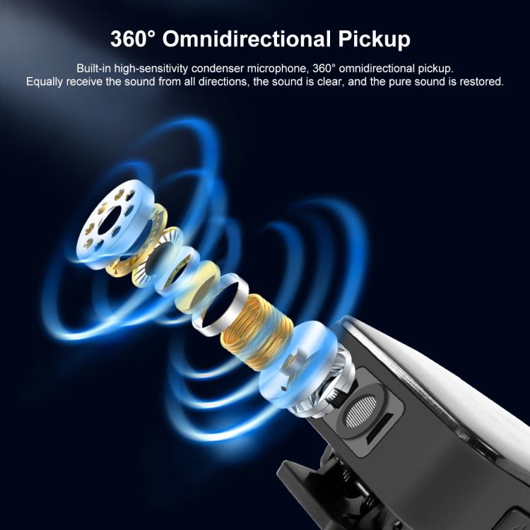 Microfone Lavalier Sem Fios PULUZ 2 TX + 1 RX, 2 TX + 1 RX
