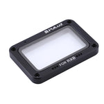 Protetor de Lente em Liga de Alumínio com Chama + Vidro Temperado PULUZ para Sony RX0 / RX0 II, com Parafusos e Chaves de Fendas, Frente Vermelho Chama