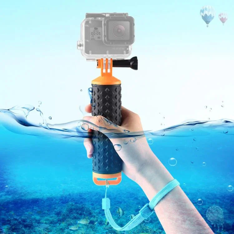 PULUZ Empunhadura Flutuante com Alça para GoPro HERO10 Black / HERO9 Black / HERO8 Black / HERO7 /6 /5 /5 Session /4 Session /4 /3+ /3 /2 /1, Xiaoyi e Outras Câmaras de Ação, Empunhadura Flutuante