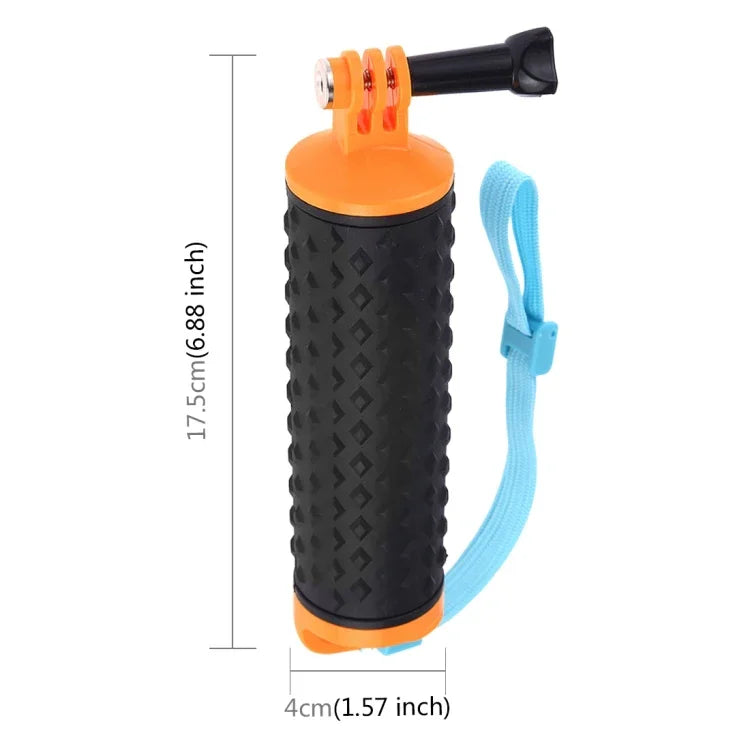 PULUZ Empunhadura Flutuante com Alça para GoPro HERO10 Black / HERO9 Black / HERO8 Black / HERO7 /6 /5 /5 Session /4 Session /4 /3+ /3 /2 /1, Xiaoyi e Outras Câmaras de Ação, Empunhadura Flutuante