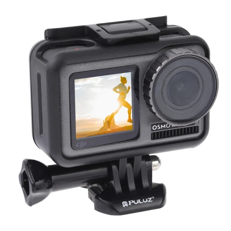 PULUZ Estrutura de Moldura Padrão Gaiola Protetora ABS para DJI Osmo Action, com Fecho, Suporte Básico e Parafuso, ABS