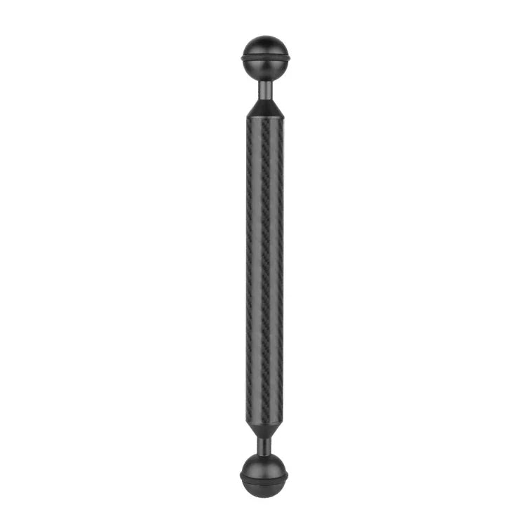 PULUZ Braço Flutuante de Fibra de Carbono com Duas Esferas 9 polegadas 23cm Comprimento 20.8mm Diâmetro, Diâmetro da Esfera: 25mm, 9 polegadas Preto