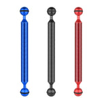 PULUZ Braço Flutuante de Fibra de Carbono com Duas Esferas 9 polegadas 23cm Comprimento 20.8mm Diâmetro, Diâmetro da Esfera: 25mm, 9 polegadas Preto