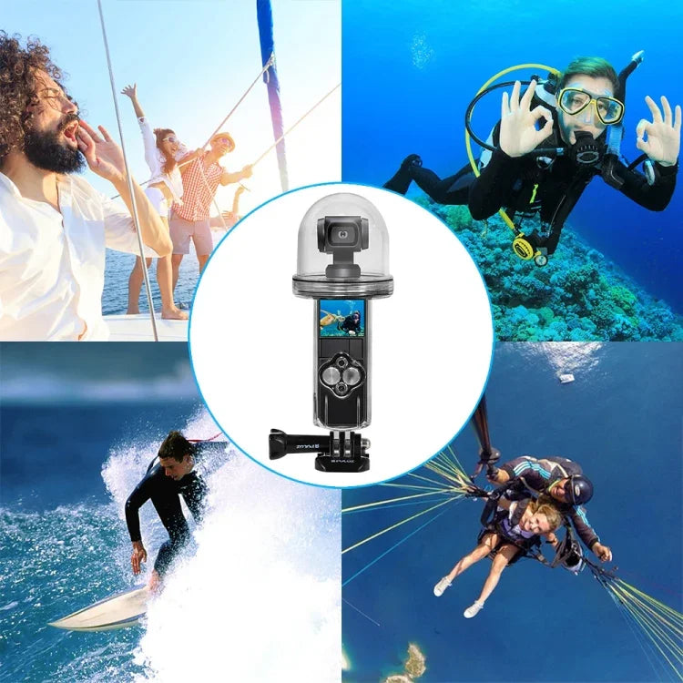 PULUZ Caixa Subaquática à Prova de Água para Mergulho até 60m para DJI Osmo Pocket