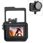 PULUZ Gaiola Protetora em Liga de Alumínio CNC com Estrutura de Segurança e Lente UV 52mm para GoPro HERO8 Black, Para HERO8 Black com Estrutura