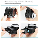 PULUZ Gaiola Protetora em Liga de Alumínio CNC com Estrutura de Segurança e Lente UV 52mm para GoPro HERO8 Black, Para HERO8 Black com Estrutura