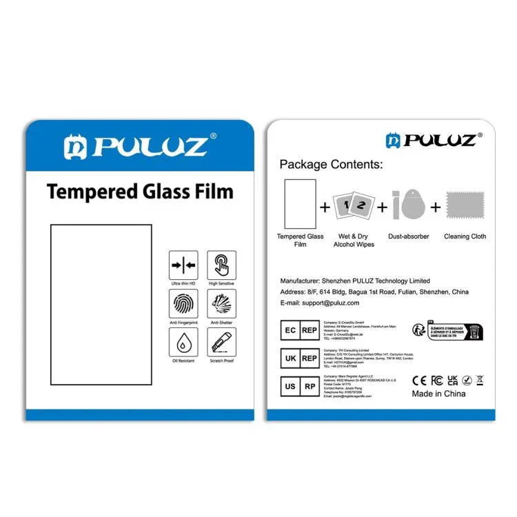 PULUZ Protetor de Lente em Vidro Temperado 9H 2.5D HD + Filme de Ecrã para Gimbal DJI OSMO Pocket, Para DJI OSMO Pocket