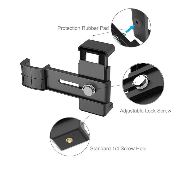 Braçadeira de Fixação para Smartphone PULUZ 1/4 polegadas para DJI OSMO Pocket / Pocket 2, Braçadeira
