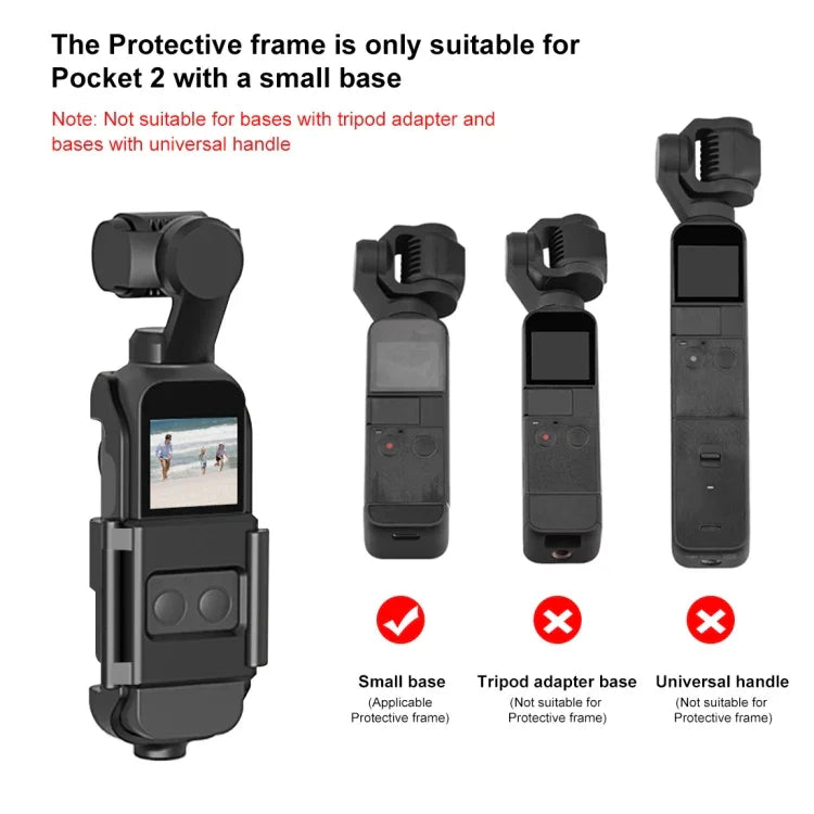 PULUZ Suporte de Proteção para DJI OSMO Pocket / Pocket 2, Para DJI OSMO Pocket