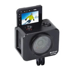 PULUZ Gaiola Protetora de Liga de Alumínio + Filtro UV de 37mm + Para-sol para Lente com Parafusos e Chaves para Sony RX0 / RX0 II, Para Sony RX0 II