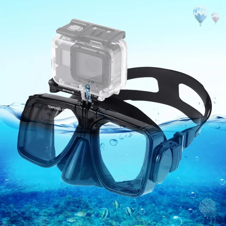 Equipamento de Mergulho para Desportos Aquáticos Máscara de Mergulho e Óculos para GoPro, Insta360, DJI e Outras Câmaras de Ação