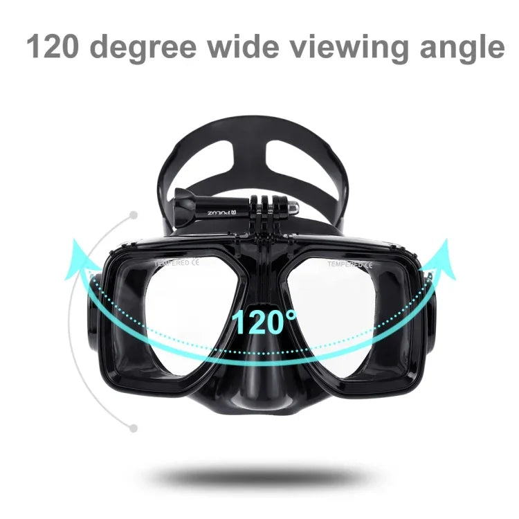 Equipamento de Mergulho para Desportos Aquáticos Máscara de Mergulho e Óculos para GoPro, Insta360, DJI e Outras Câmaras de Ação