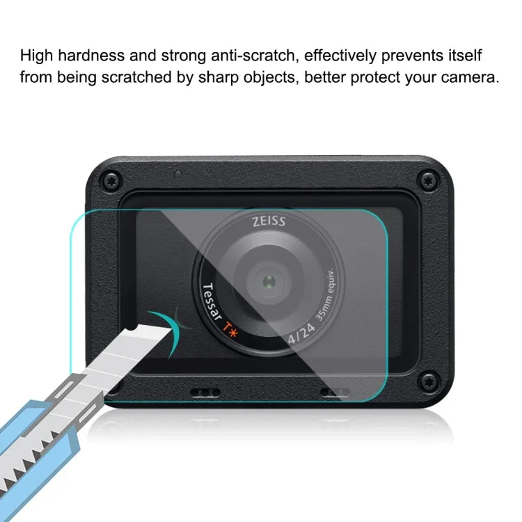 PULUZ Filme Flexível Anti-impressão Digital AF HD para Lente Frontal e Ecrã LCD Traseiro para Sony RX0 II / RX0, Para Sony RX0 II