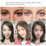 Anel LED RGBW Dimmable USB de 6,2 polegadas 16cm PULUZ para Vlogging, Fotografia e Vídeo com Tripé e Cabeça de Bola, 6,2 polegadas RGBW