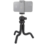 Suporte de Tripé Flexível Mini Polvo PULUZ com Cabeça de Bola para Câmaras SLR, GoPro, Telemóvel, Tamanho: 25cmx4.5cm, Tripé de 25cm