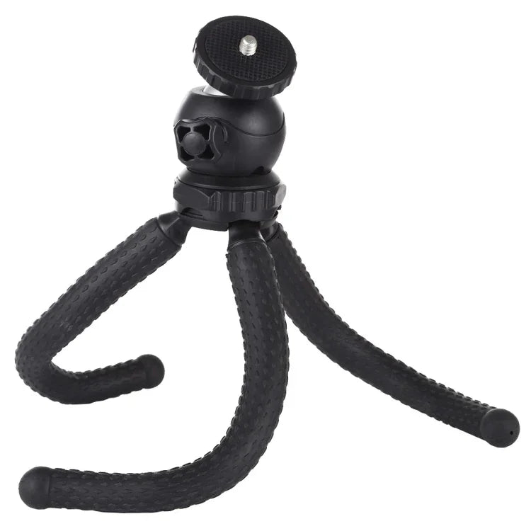 Suporte de Tripé Flexível Mini Polvo PULUZ com Cabeça de Bola para Câmaras SLR, GoPro, Telemóvel, Tamanho: 25cmx4.5cm, Tripé de 25cm