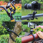 Suporte de Tripé Flexível Mini Polvo PULUZ com Cabeça de Bola para Câmaras SLR, GoPro, Telemóvel, Tamanho: 25cmx4.5cm, Tripé de 25cm