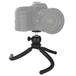 Suporte de Tripé Flexível Mini Polvo PULUZ com Cabeça de Bola para Câmaras SLR, GoPro, Telemóvel, Tamanho: 25cmx4.5cm, Tripé de 25cm