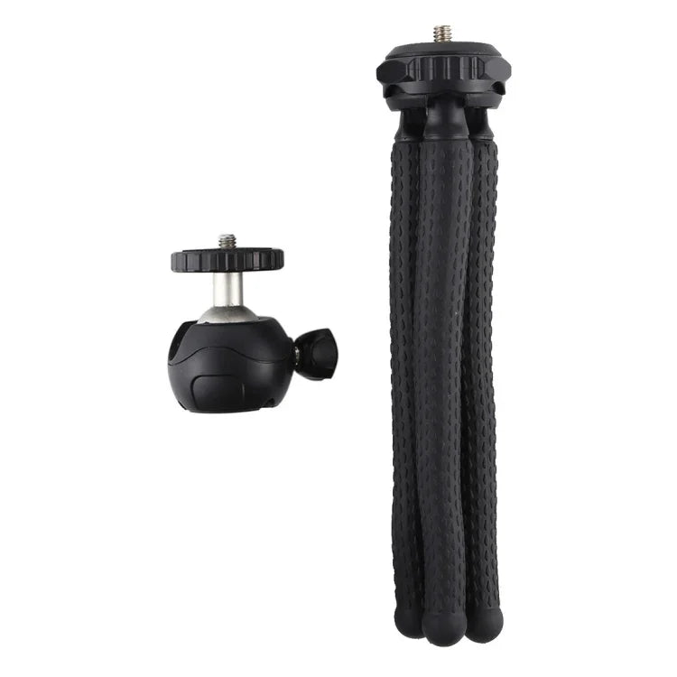 Suporte de Tripé Flexível Mini Polvo PULUZ com Cabeça de Bola para Câmaras SLR, GoPro, Telemóvel, Tamanho: 25cmx4.5cm, Tripé de 25cm